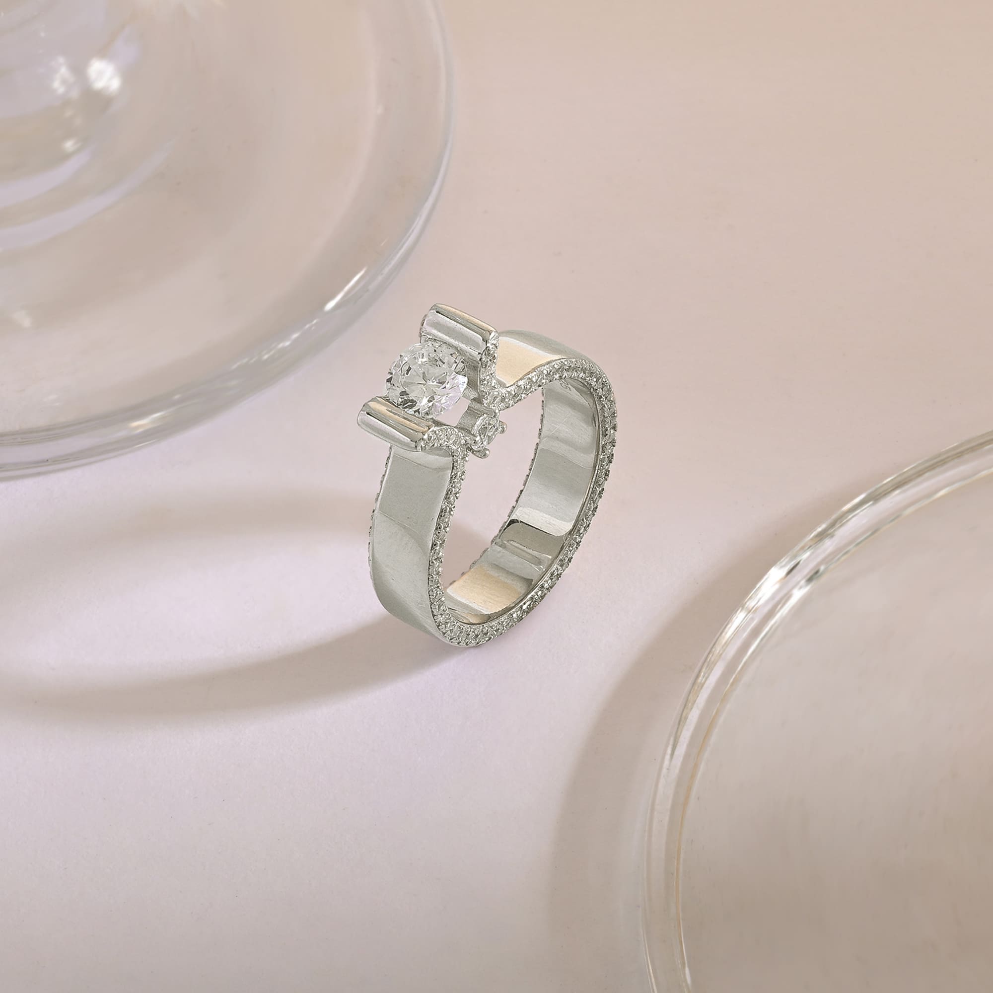 Sparkle Twin Ring