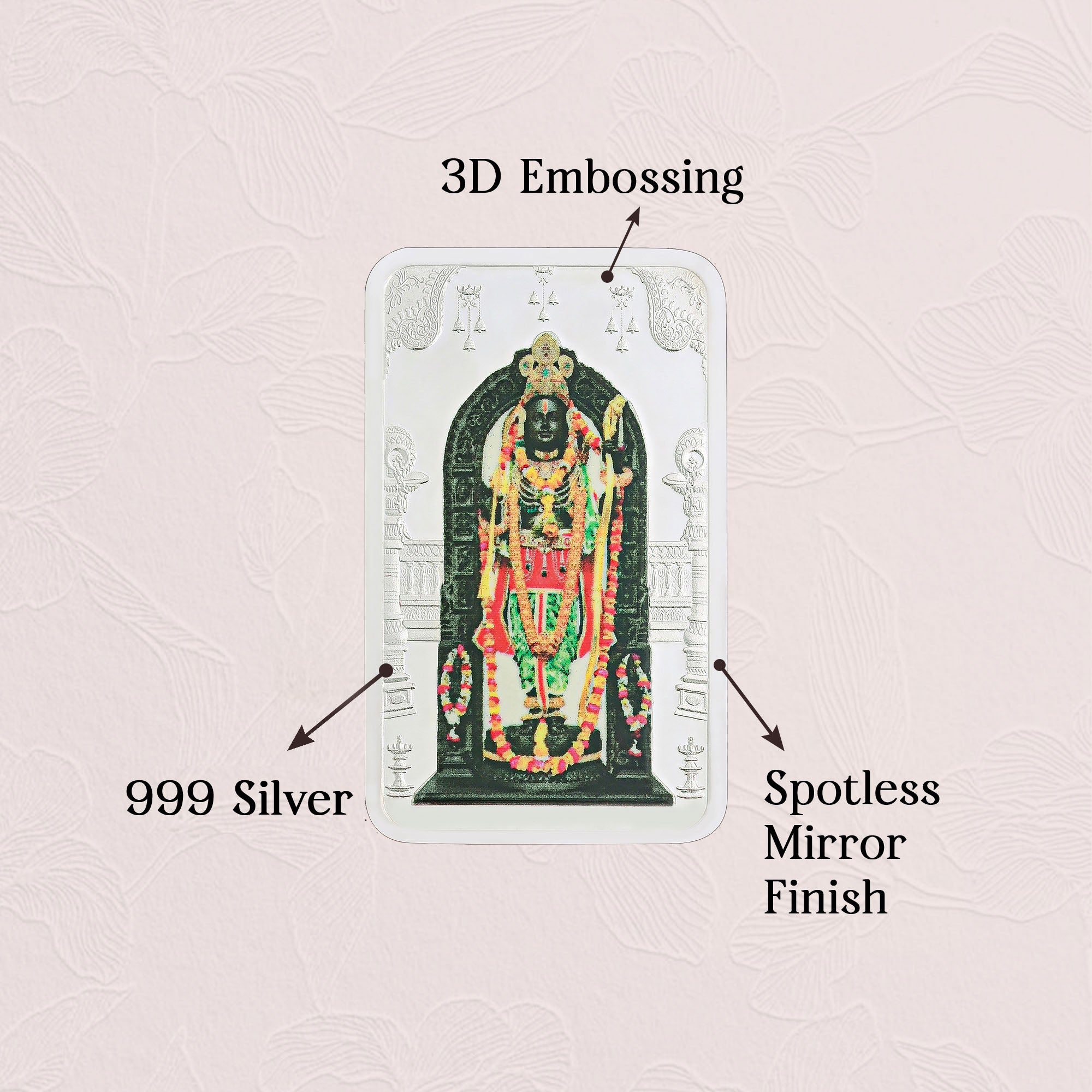 Pure 999 Silver 20g Ram Lalla Coin