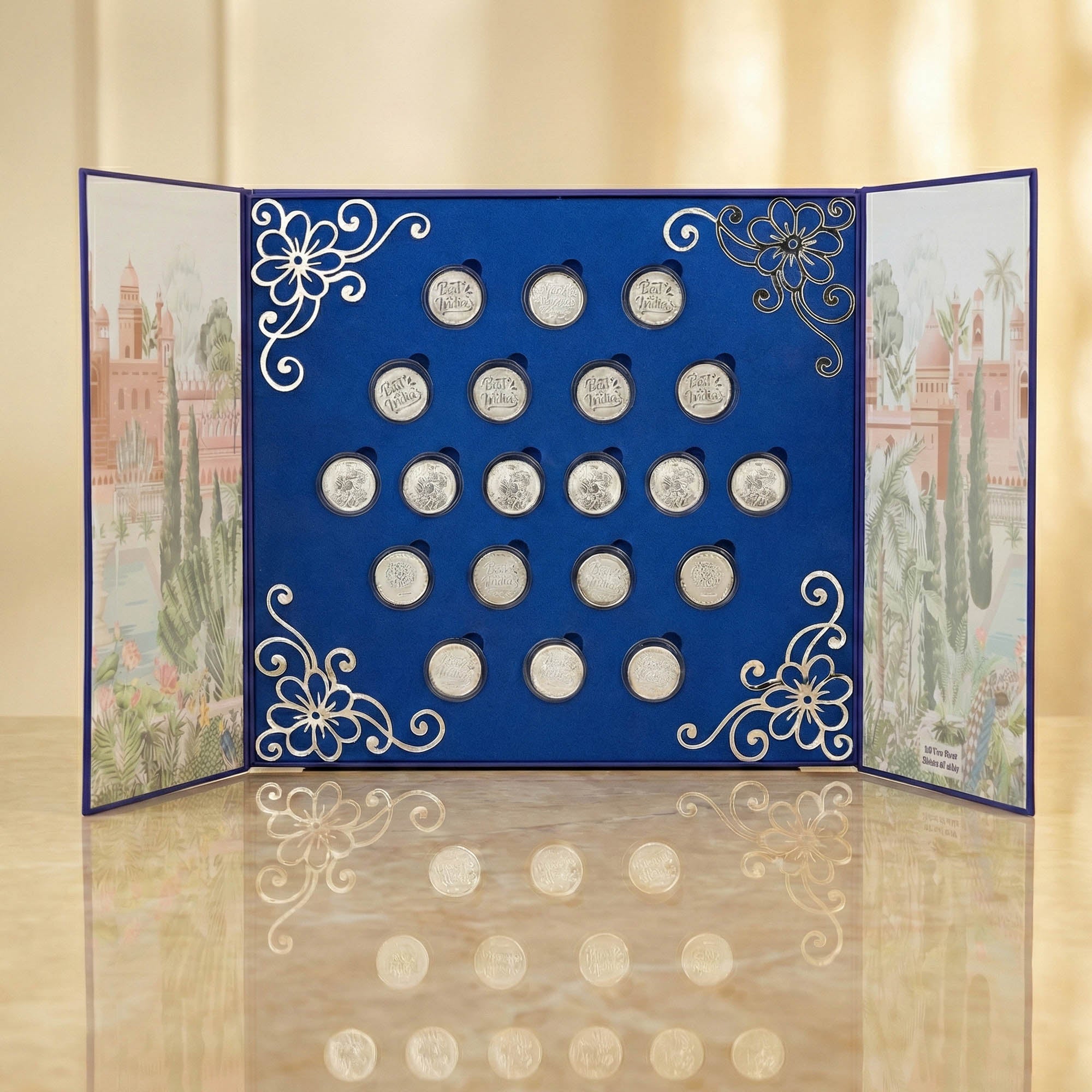 Happy Wedding 999 Silver Coin Box (20 Coins)