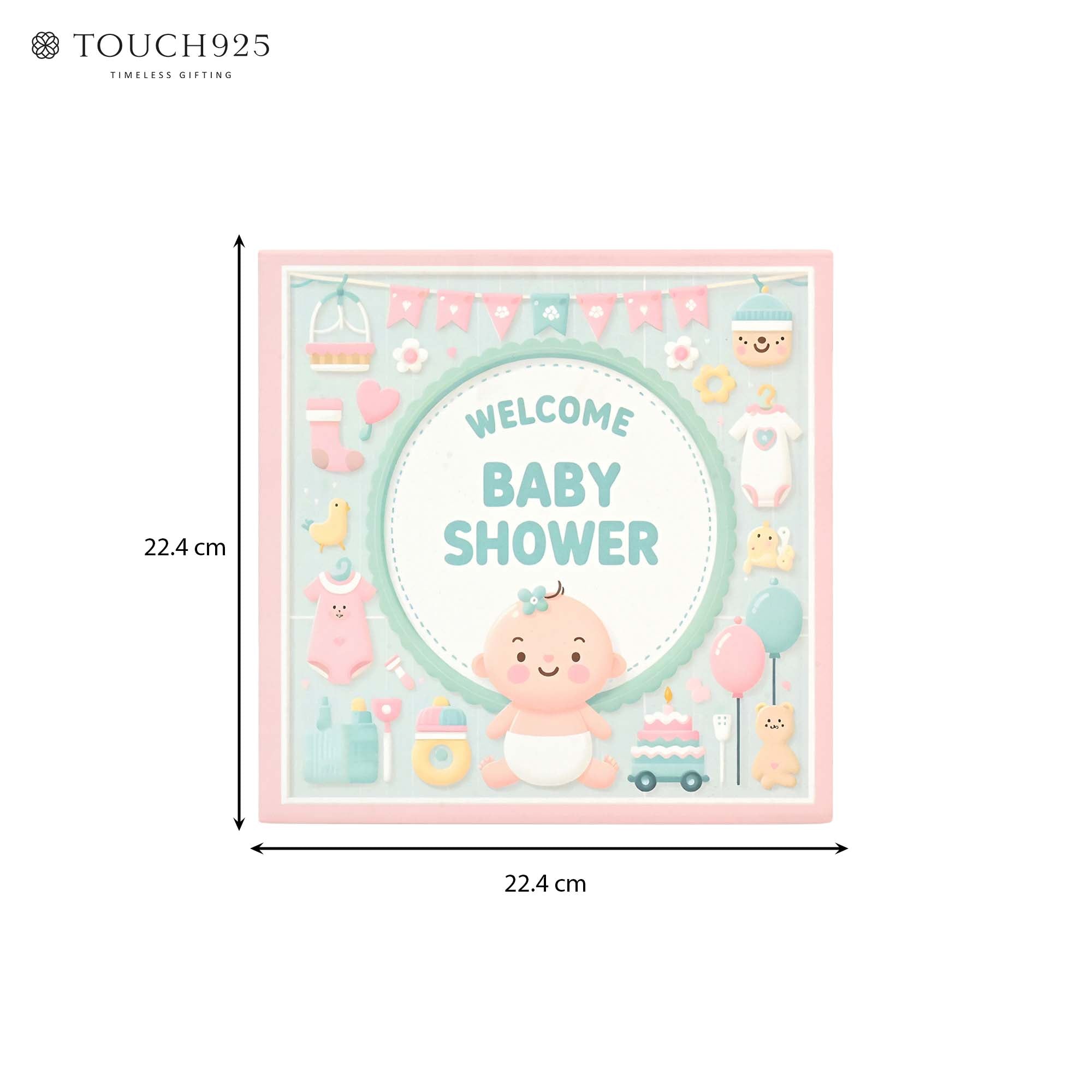 Baby Shower 999 Silver Coin Box (9 Coins)