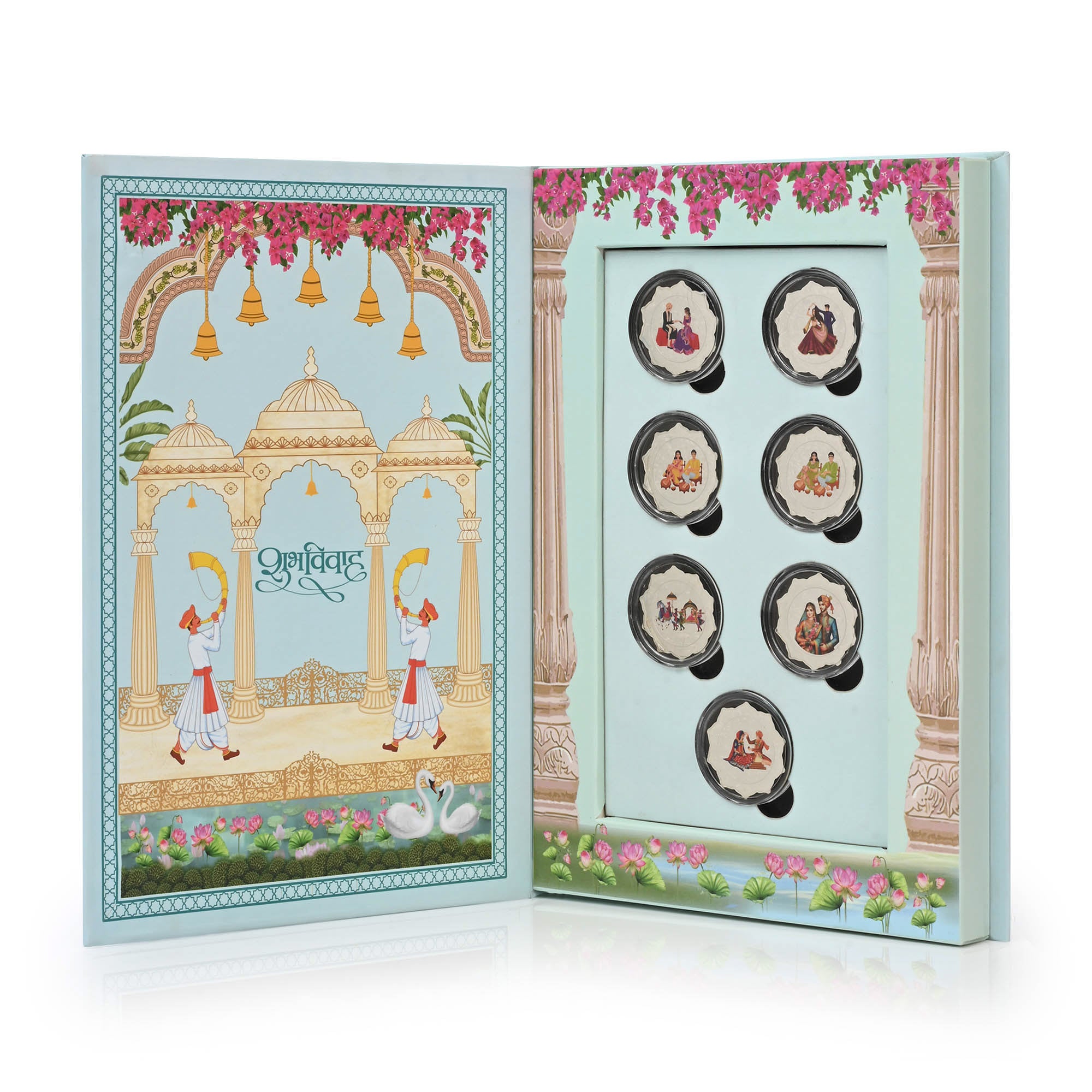 999 Silver Shubh Vivaah Coin Box (7 Coins)