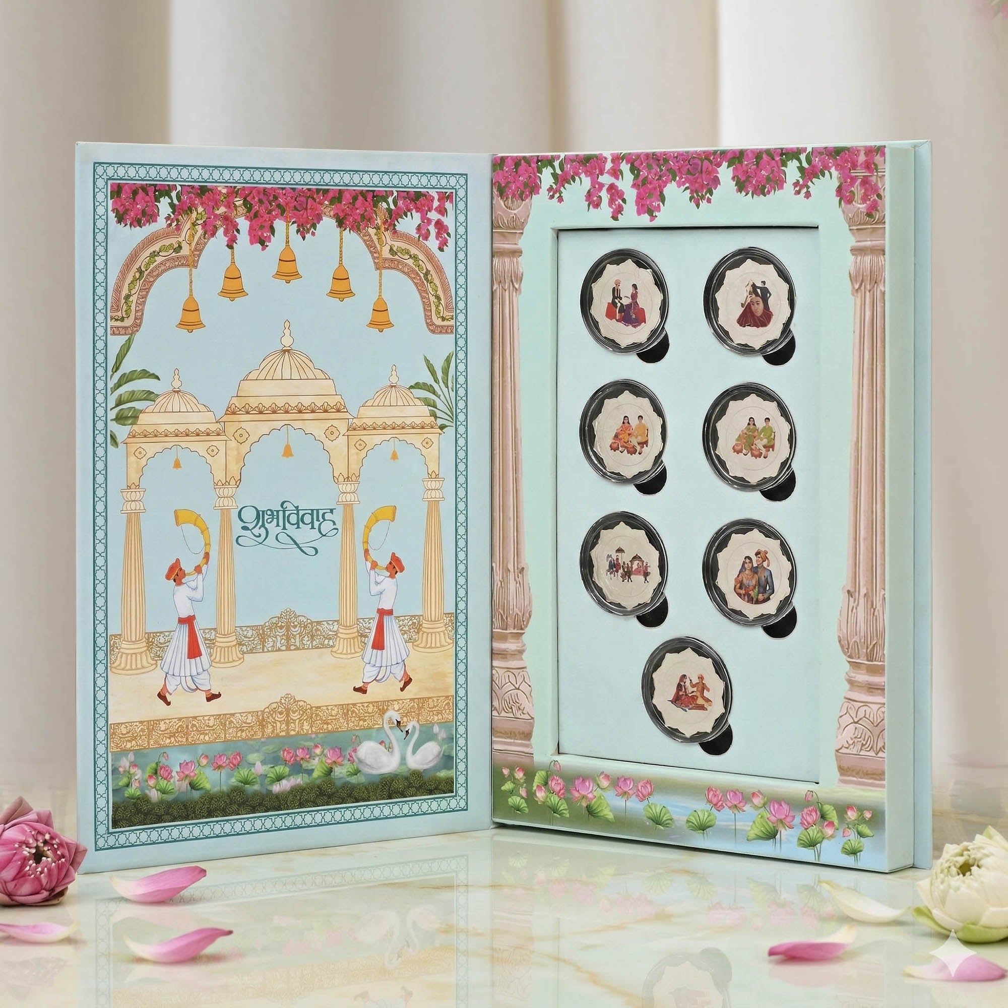 999 Silver Shubh Vivaah Coin Box (7 Coins)