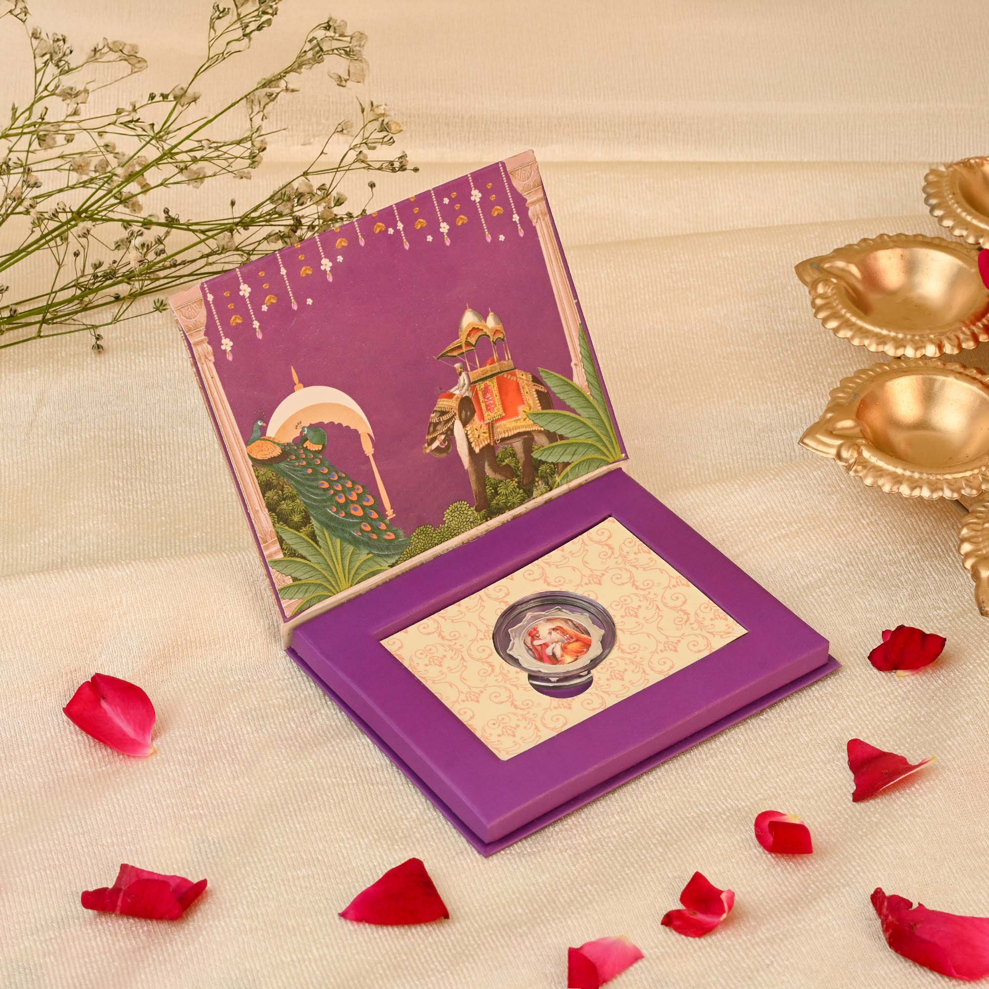 Rajsi Shagun 999 Silver Coin Box