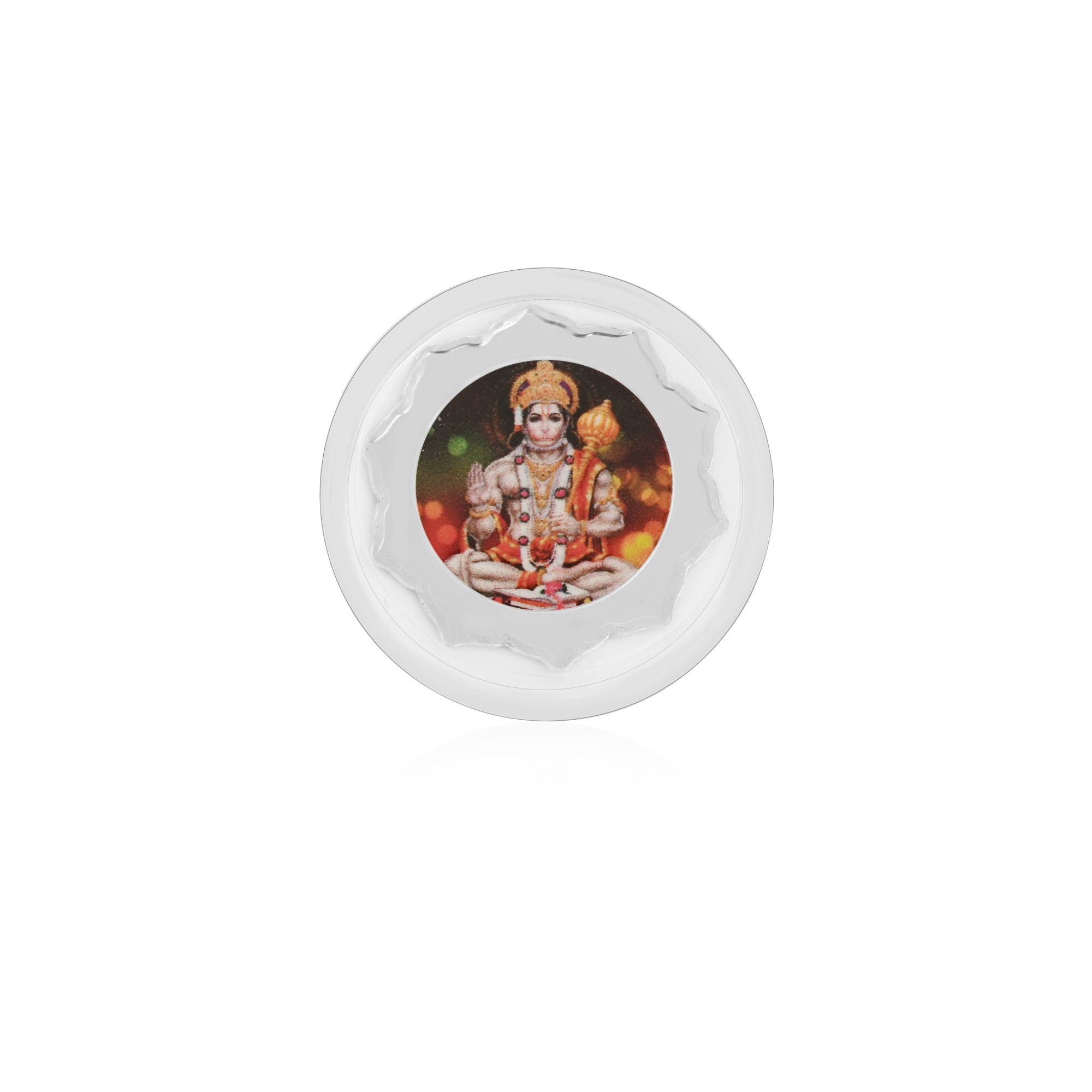 Hanuman Ji 999 Silver Coin Box