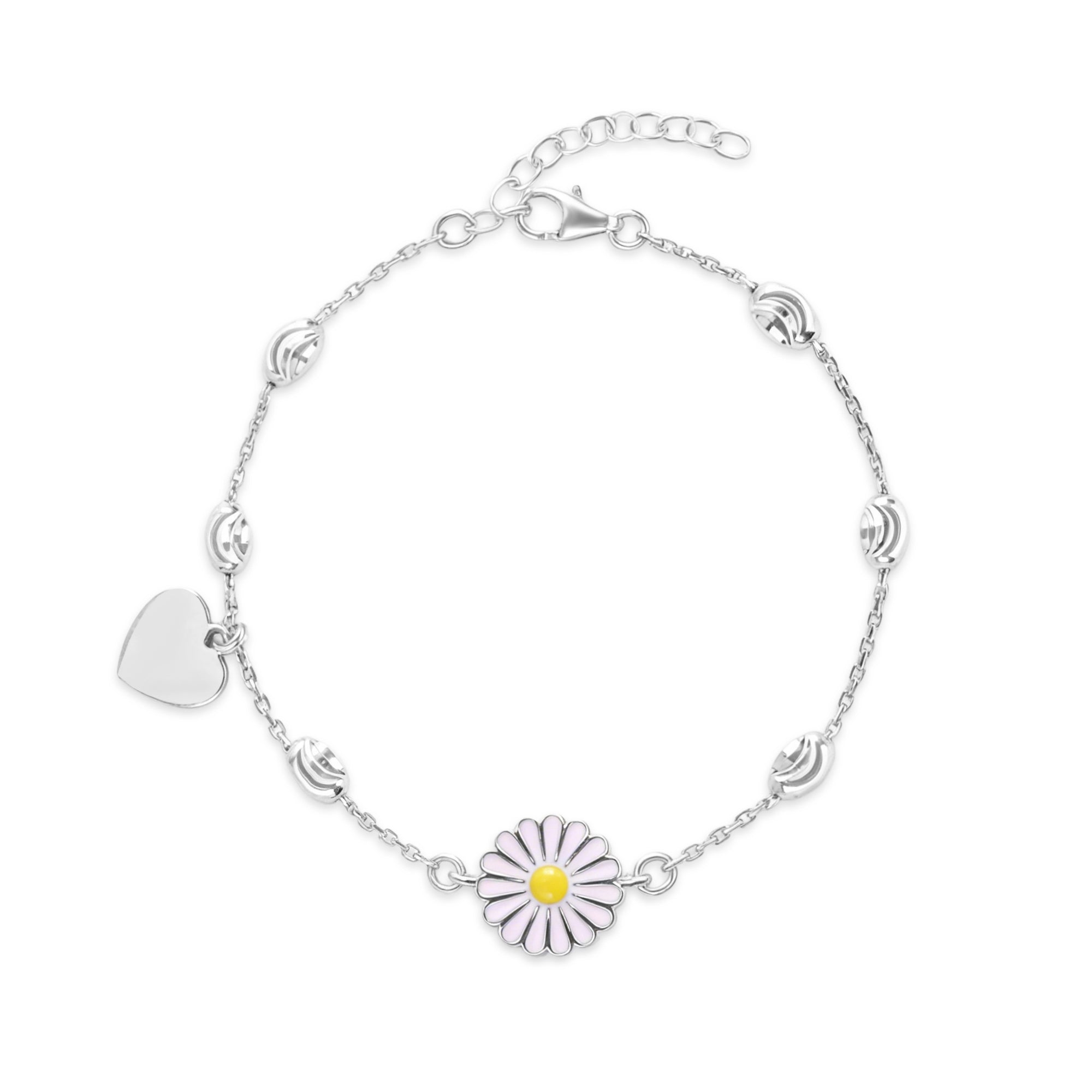 Daisy & Heart Kids Anklet