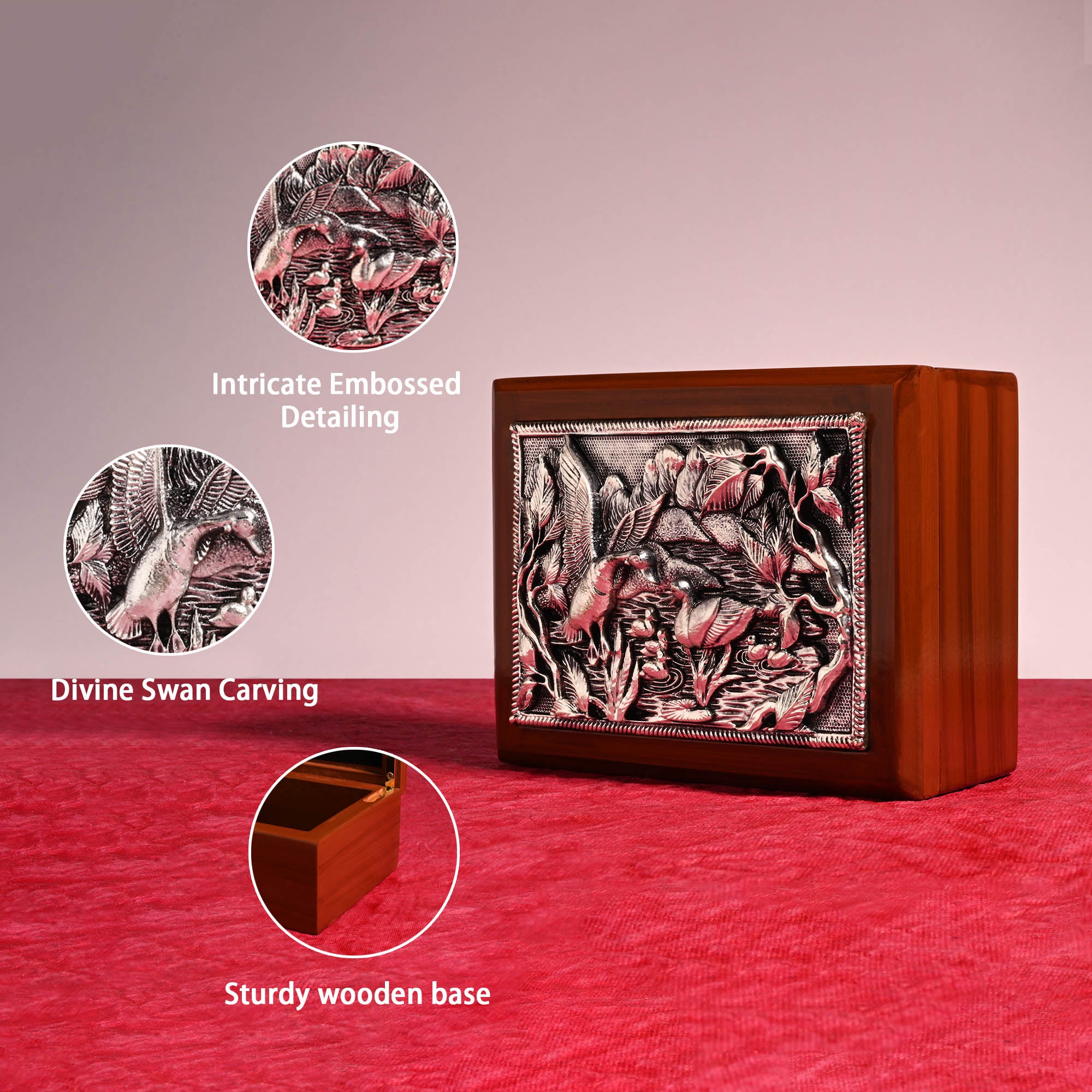 999 Silver Motif Dry Fruits Box