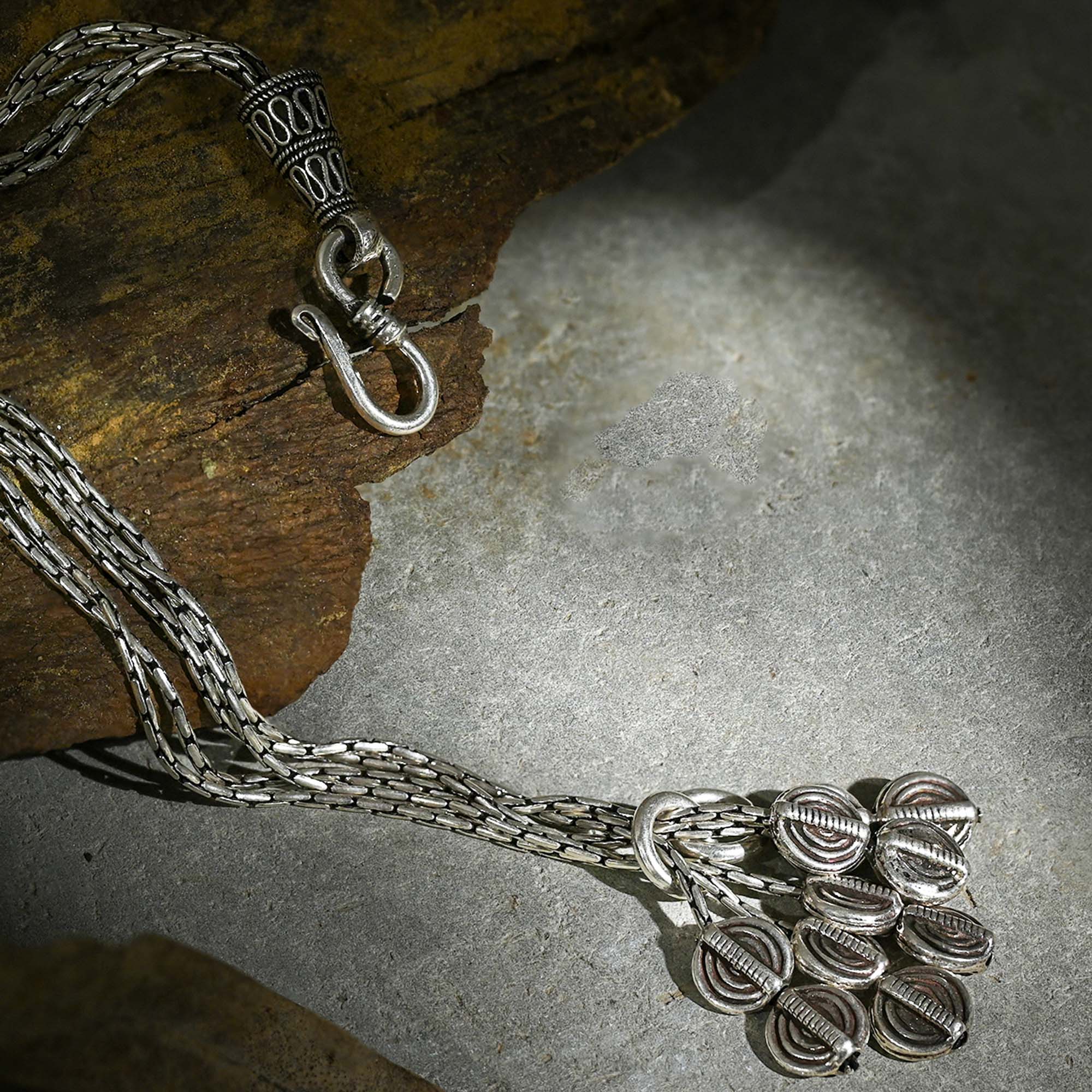Oxidised Multi-Strand Bracelet