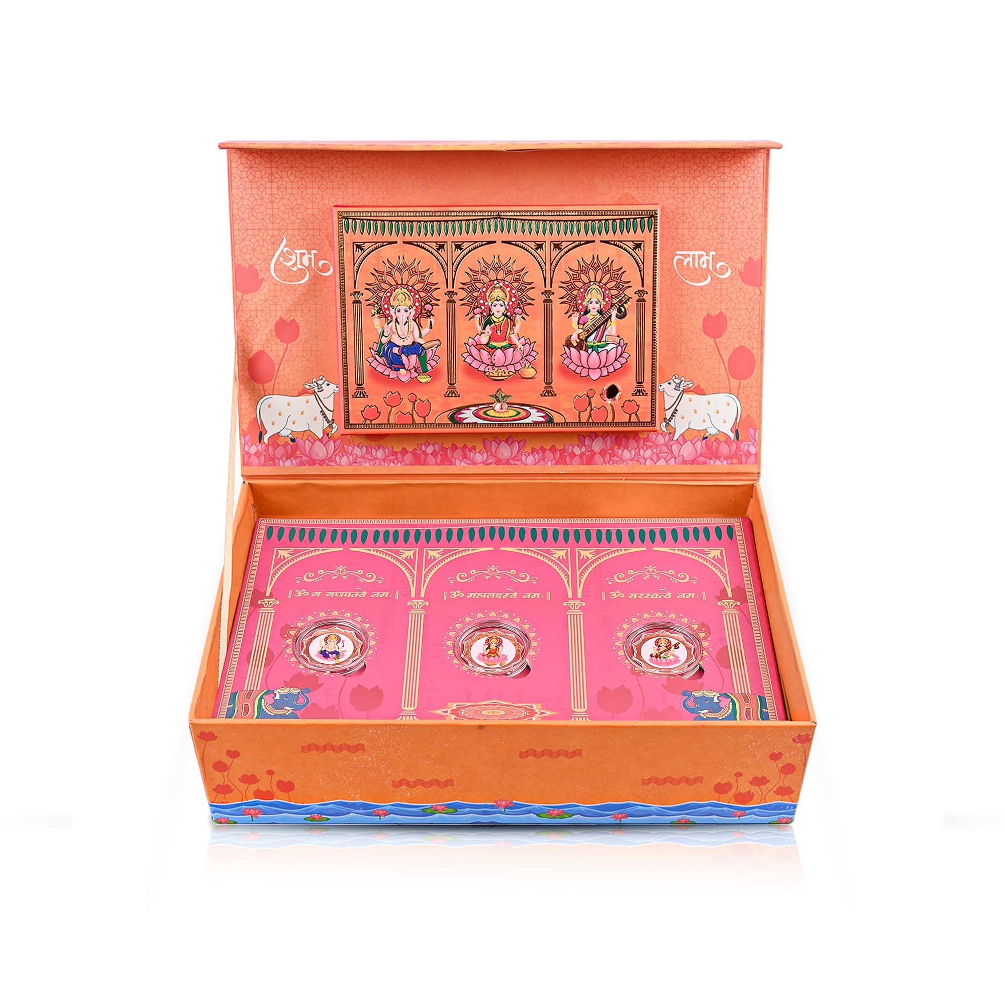 Diwali Musical Coin 999 Silver Box
