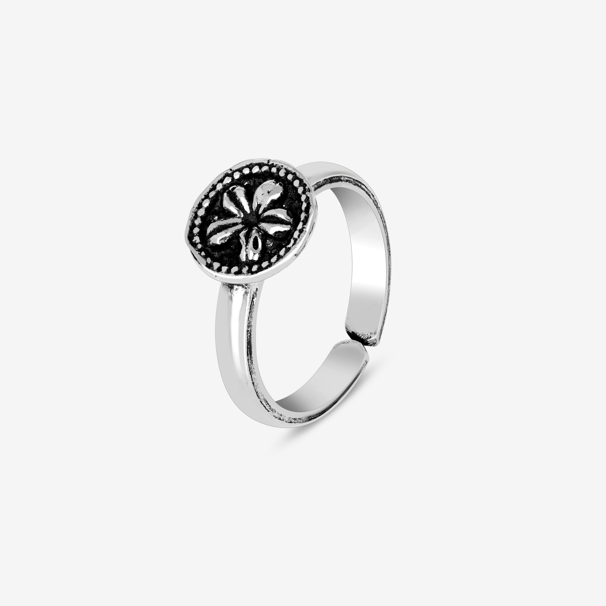 silver toe ring