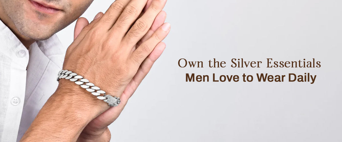 Silver Jewellery Men Love to Wear Daily