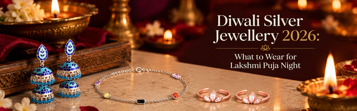 Diwali Silver Jewellery 2026: What to Wear for Lakshmi Puja Night – To ...