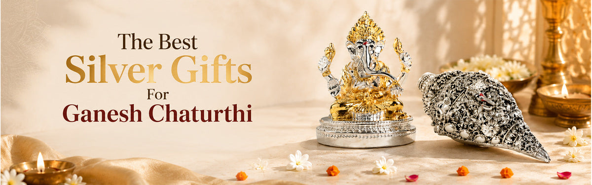 Ganesh Chaturthi Silver Gifts: Idols, Coins and More – Touch925