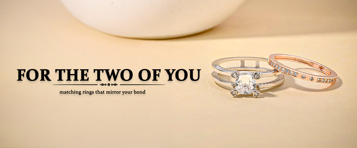 Personalised Silver Rings for Couples