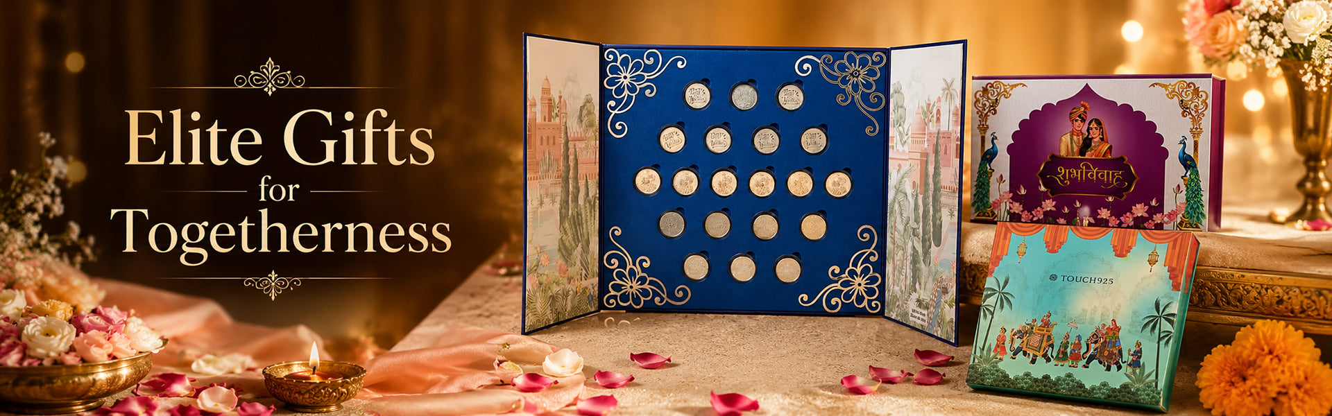 Premium Anniversary Hampers for 25th & 50th Wedding Celebrations