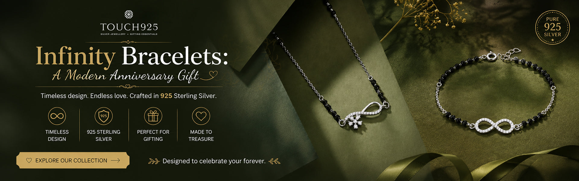 Infinity Bracelets: A Modern Anniversary Gift