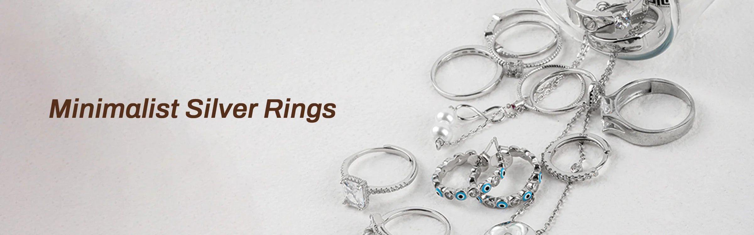 Minimalist Silver Rings and Simple Earrings Designs