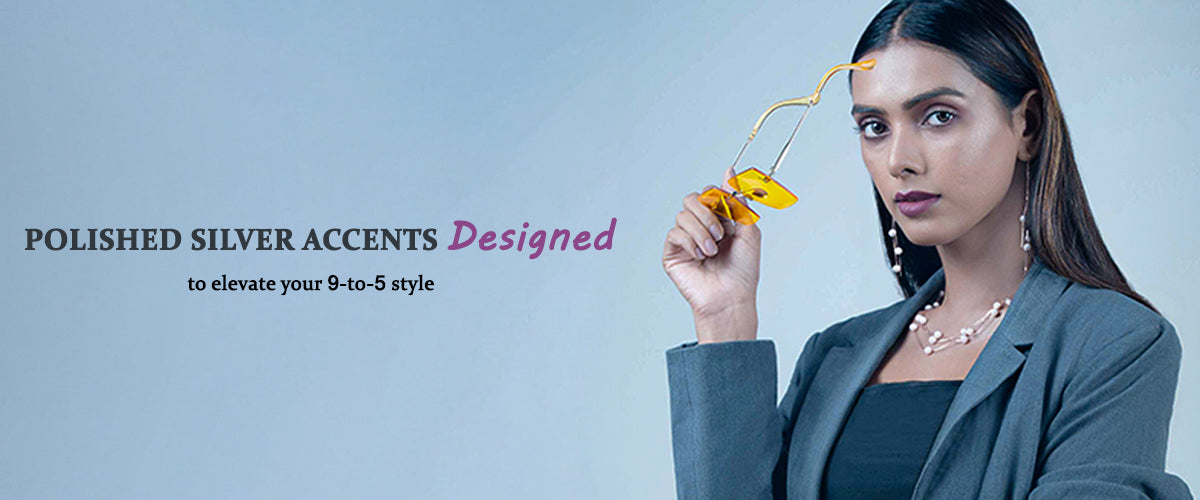 Lightweight Silver Jewellery for Office Wear
