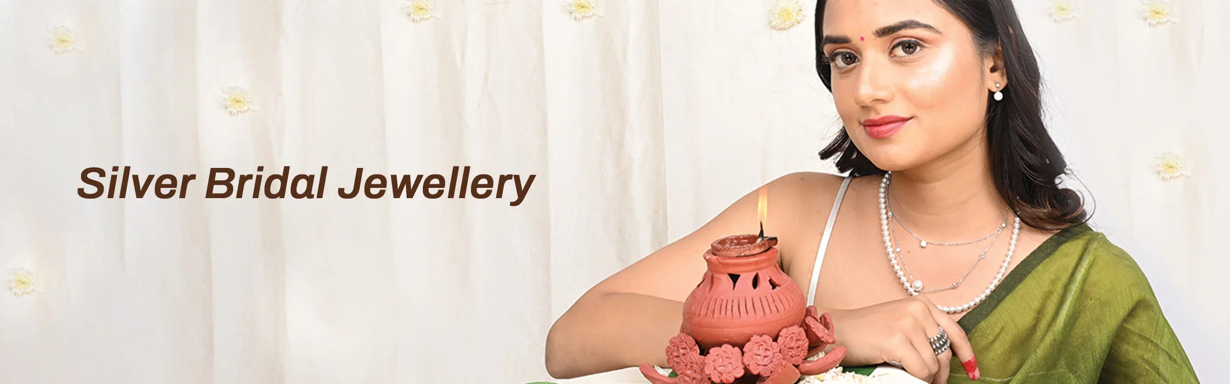 Silver Bridal Jewellery and Wedding Necklace Designs