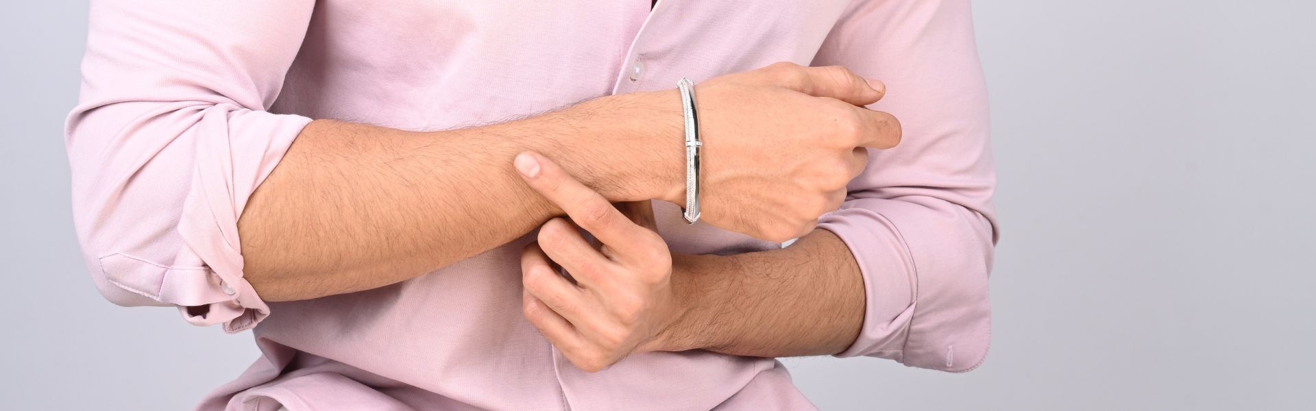 Silver Kada for Men
