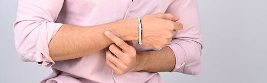 Silver Kada for Men