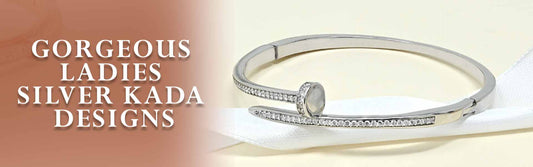 Gorgeous Ladies Silver Kada Designs - Touch925