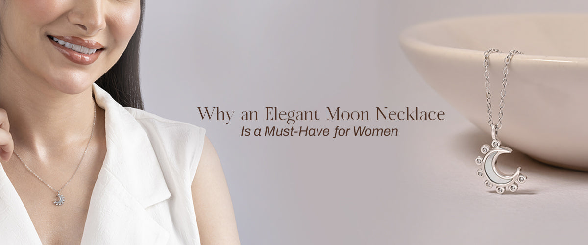 Elegant Moon Necklace for Women