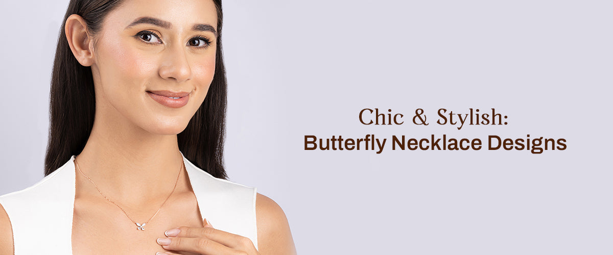 Stylish Butterfly Necklace Designs