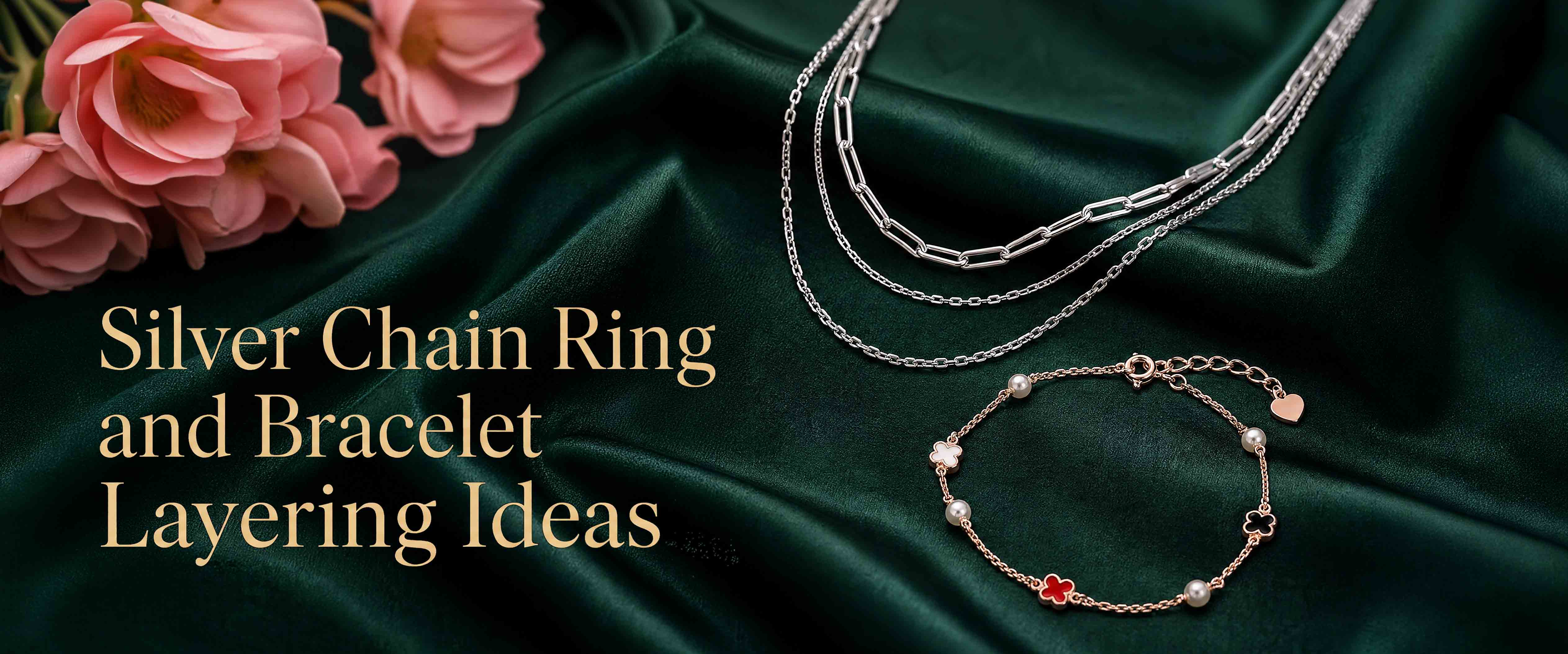 Layering Silver Chains, Rings & Bracelets Like a Stylist