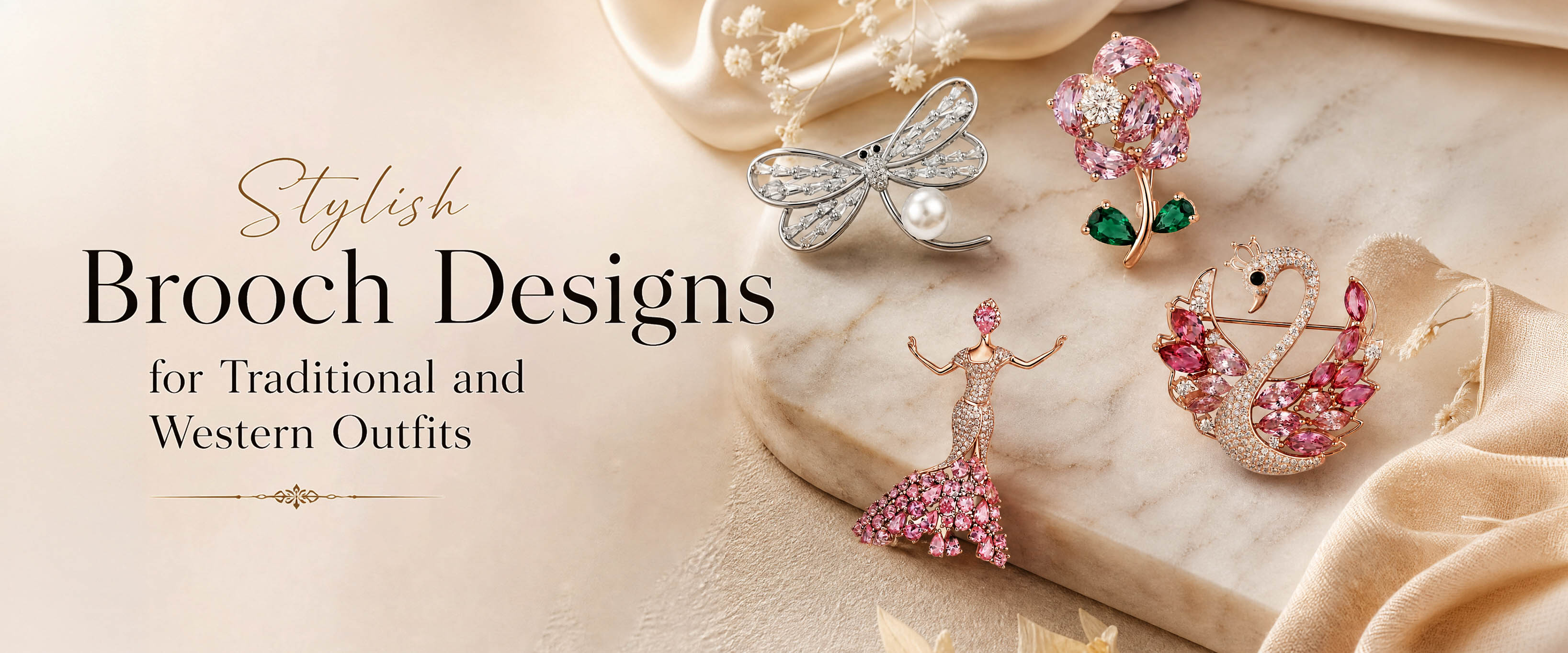 How Brooches Can Transform Traditional and Western Outfits