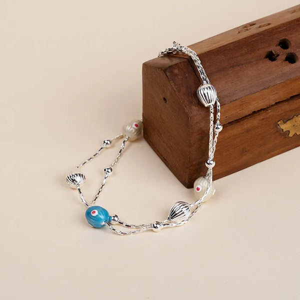 Seashell Serenity Anklet - Touch925