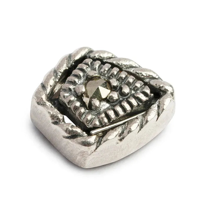 Oxidized Detailed Silver Stud - Touch925