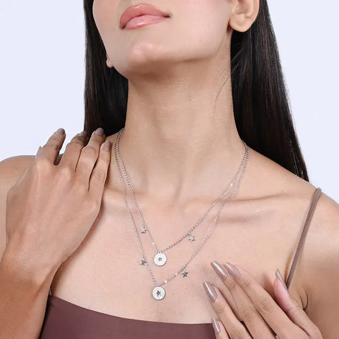 Stellar Serenity Layered Chain - Touch925