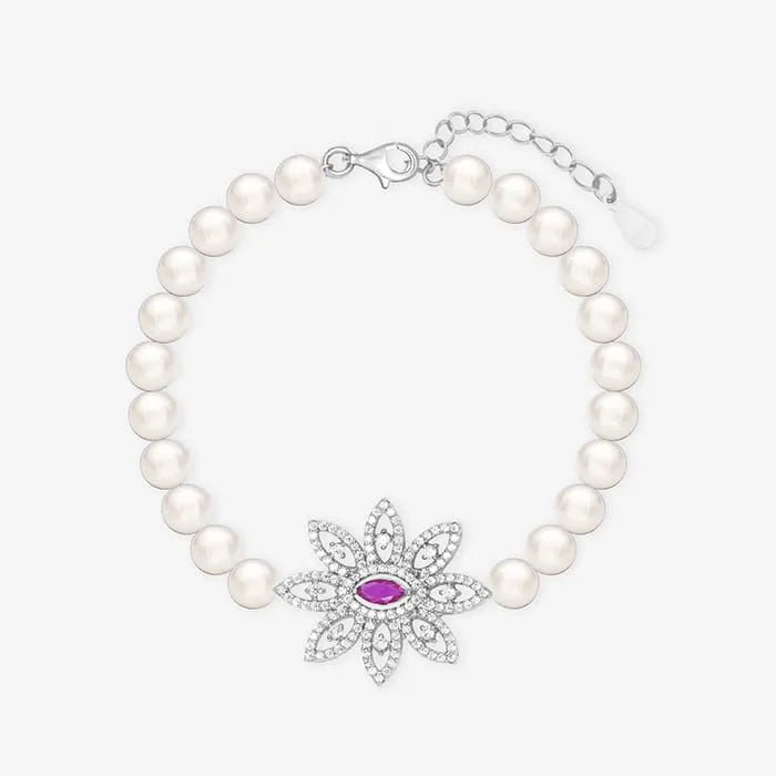 Eternal Bloom Crystal Pearl Set - Touch925