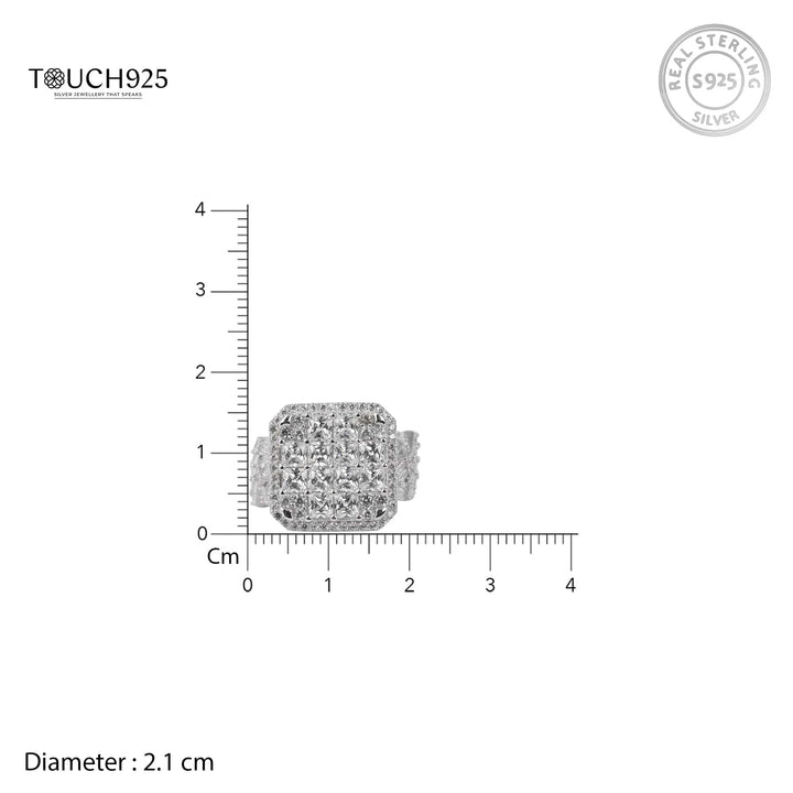 Chunky CZ Ring - Touch925