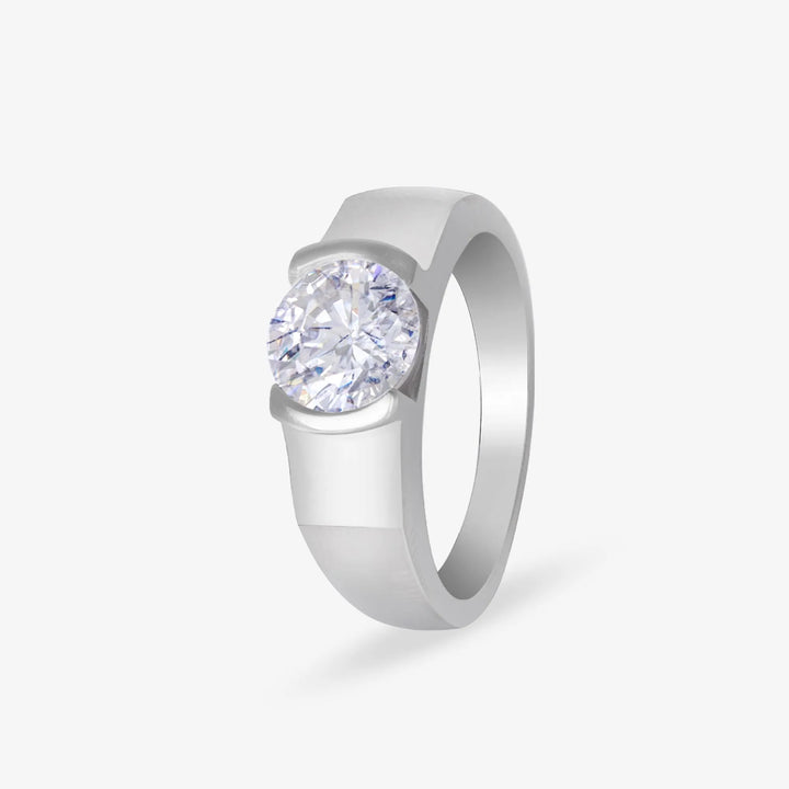 Solitaire Timeless Silver Ring - Touch925