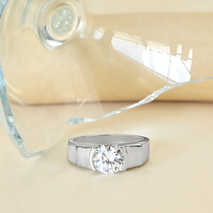 Solitaire Timeless Silver Ring - Touch925