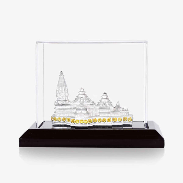 Silver Ram Mandir Miniature - Touch925