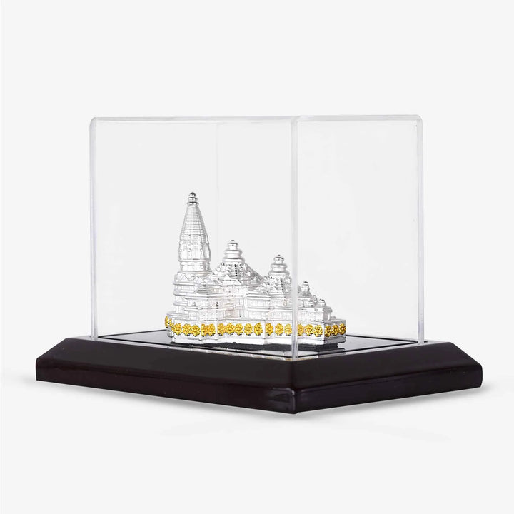 Silver Ram Mandir Miniature - Touch925