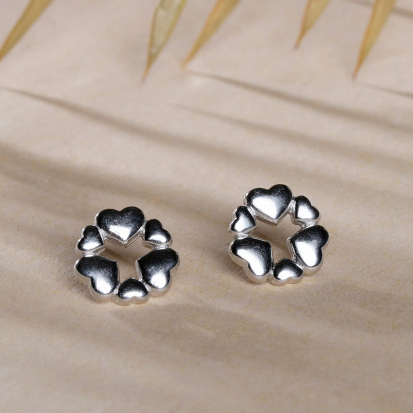 Linked Hearts Studs - Touch925