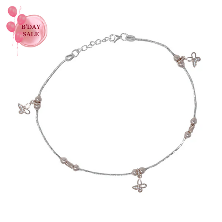 Flower Radiance Anklet - Touch925
