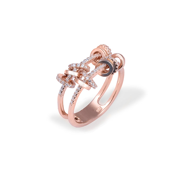 Gilded Elegance Ring - Touch925