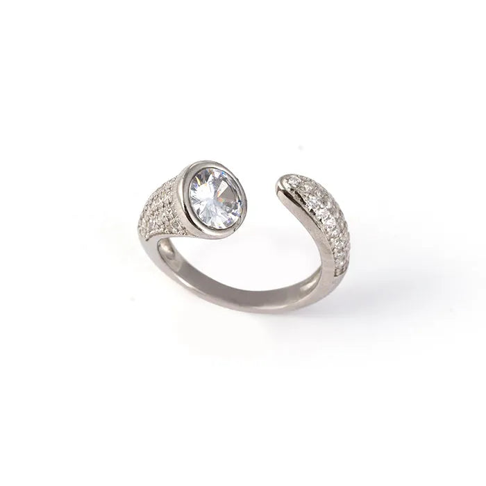 Ethereal Elegance Silver Ring - Touch925