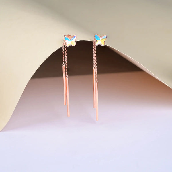 Butterfly Drop Earrings