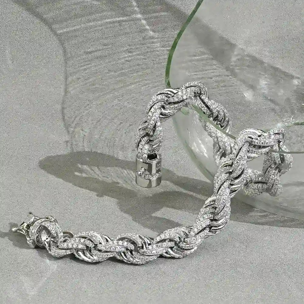 Bold Silver Knot Bracelet
