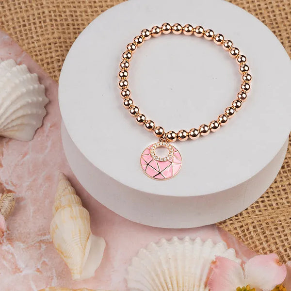 Sunlit Rose Gold Bracelet - Touch925