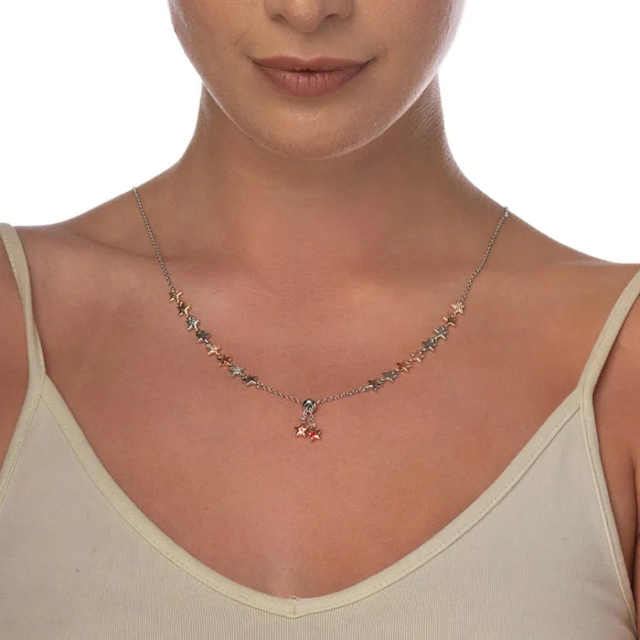 Starry Cascade Necklace - Touch925