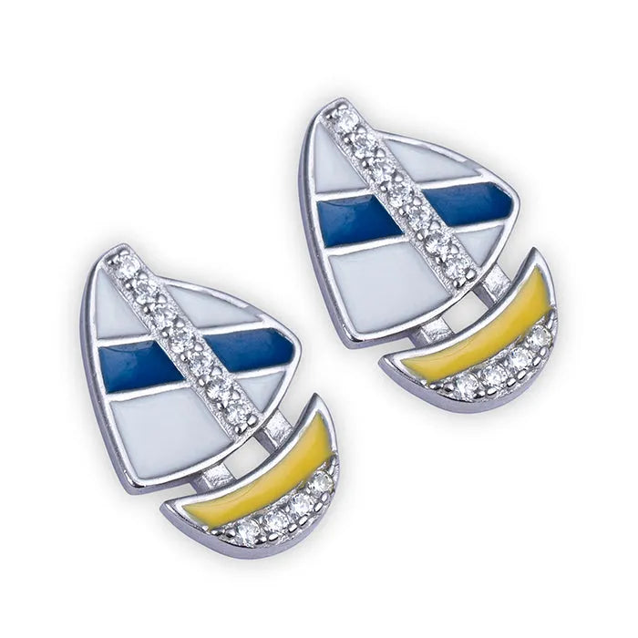 Sunny Sailboat Pendant Set - Touch925