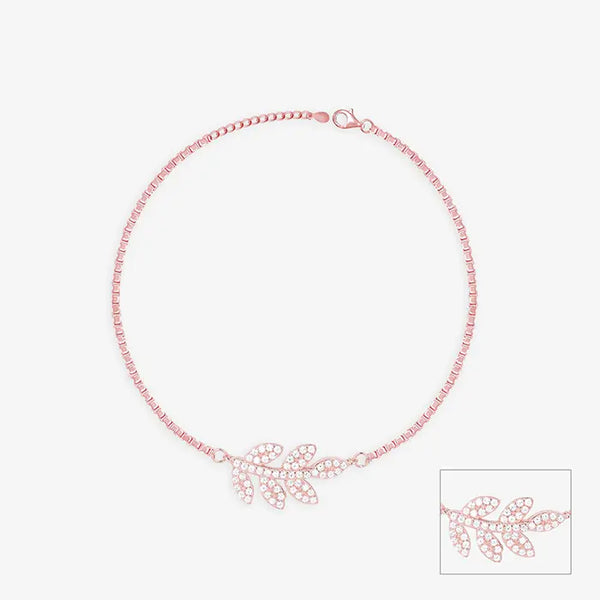 Stone Leaf Anklet