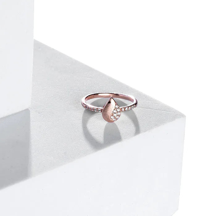 Droplet Delight Rose Gold Ring - Touch925