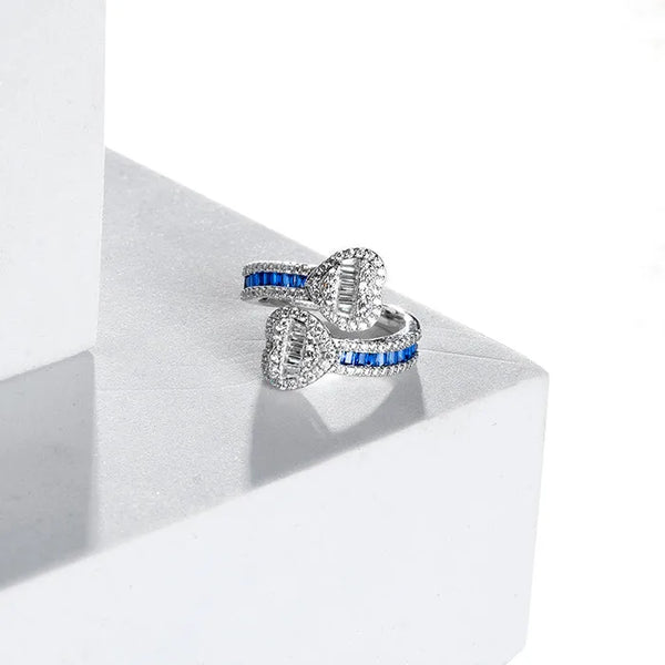 Sapphire Tranquility Silver Ring - Touch925